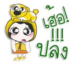 ... Mr. Hanaka..love dog.. sticker #14234474