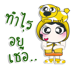 ... Mr. Hanaka..love dog.. sticker #14234479