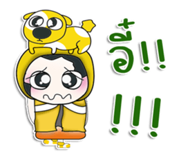 ... Mr. Hanaka..love dog.. sticker #14234492