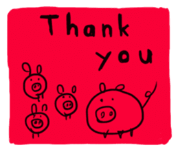 Too-many-Thank-you sticker #14234642