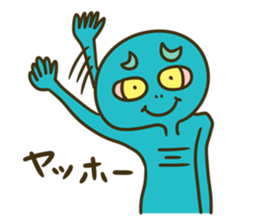 A weak alien sticker #14234974