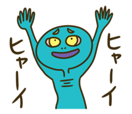 A weak alien sticker #14234980