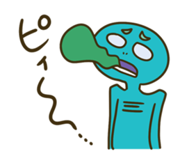 A weak alien sticker #14234989