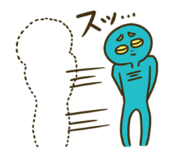 A weak alien sticker #14234996