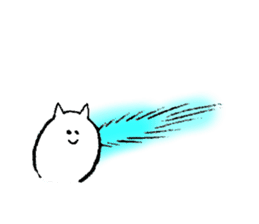 Cat's name is Kanachan sticker #14235090