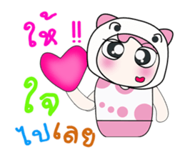 Hello my name is Saki..^_^ sticker #14235179