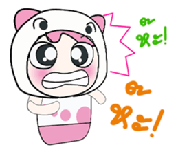 Hello my name is Saki..^_^ sticker #14235181