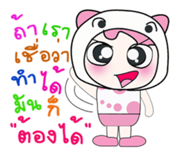 Hello my name is Saki..^_^ sticker #14235207