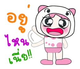 Hello my name is Saki..^_^ sticker #14235210