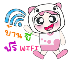 Hello my name is Saki..^_^ sticker #14235211