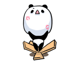 The panda's day sticker #14235301