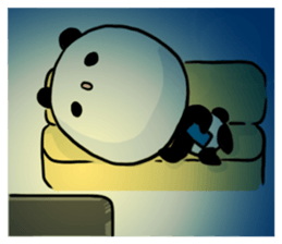 The panda's day sticker #14235302
