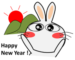 Cute Rabbit Everyday 8th sticker #14235452