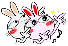 Cute Rabbit Everyday 8th sticker #14235461
