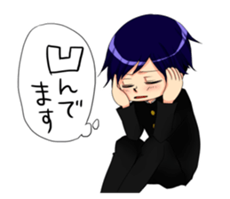 the high school boy6 sticker #14236230