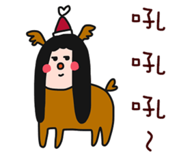 QQQ girl 5 sticker #14236255