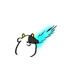 Cow's name is Kanbara sticker #14236393