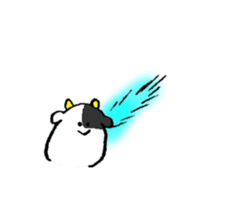 Cow's name is Kanbara sticker #14236393