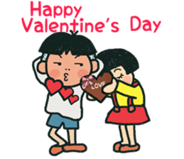 pretty Boy and girl 3 sticker #14236564