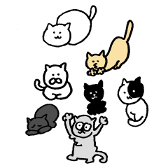 White cat teaches English lesson!