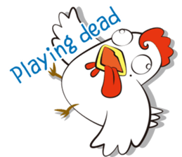 Funny Chicken Sticker sticker #14237039