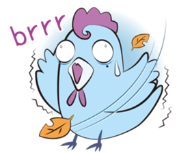 Funny Chicken Sticker sticker #14237045