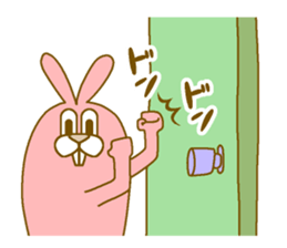 Medium mammal pink12 sticker #14237112