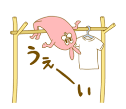 Medium mammal pink12 sticker #14237117