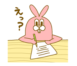 Medium mammal pink12 sticker #14237131