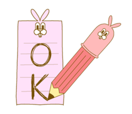 Medium mammal pink12 sticker #14237132