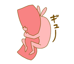 Medium mammal pink12 sticker #14237134