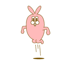 Medium mammal pink12 sticker #14237144