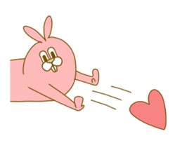 Medium mammal pink12 sticker #14237148