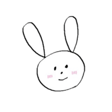 mochi-usa (omochi-rabbit) sticker #14237174
