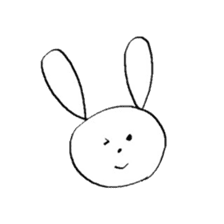 mochi-usa (omochi-rabbit) sticker #14237175