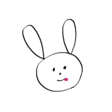 mochi-usa (omochi-rabbit) sticker #14237177