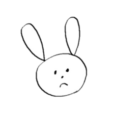 mochi-usa (omochi-rabbit) sticker #14237179