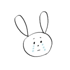 mochi-usa (omochi-rabbit) sticker #14237182