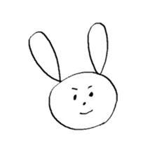 mochi-usa (omochi-rabbit) sticker #14237183