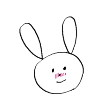 mochi-usa (omochi-rabbit) sticker #14237188