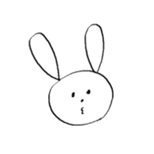 mochi-usa (omochi-rabbit) sticker #14237189