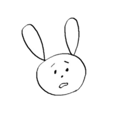 mochi-usa (omochi-rabbit) sticker #14237191