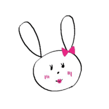 mochi-usa (omochi-rabbit) sticker #14237194