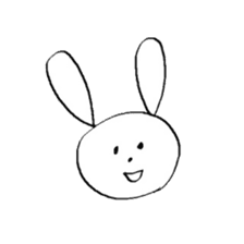 mochi-usa (omochi-rabbit) sticker #14237196