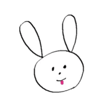 mochi-usa (omochi-rabbit) sticker #14237198