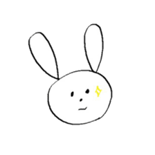 mochi-usa (omochi-rabbit) sticker #14237199