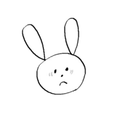 mochi-usa (omochi-rabbit) sticker #14237201