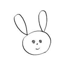 mochi-usa (omochi-rabbit) sticker #14237203
