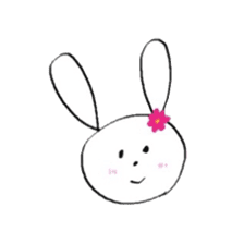 mochi-usa (omochi-rabbit) sticker #14237208