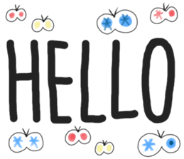 Scandinavian style cute sticker sticker #14237258